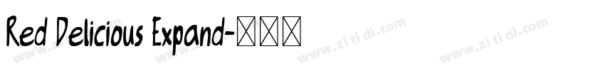 Red Delicious Expand字体转换